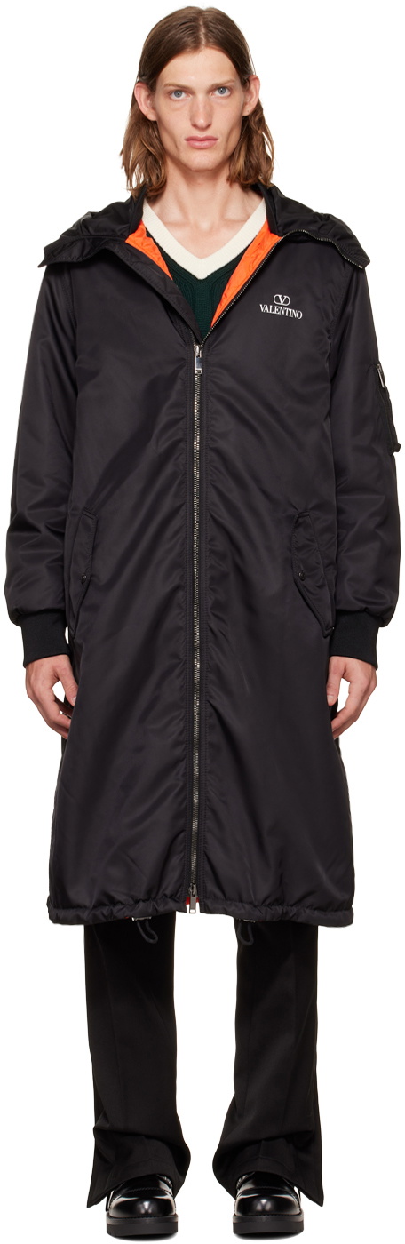 Valentino Black Insulated Coat