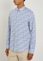 PS Paul Smith Patterned Tailored fit Stretch-cotton Shirt White