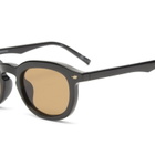 Le Specs Heart Throb Sunglasses in Black/Smoke Mono Polarized 