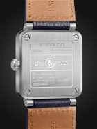 Bell & Ross - BR 03 Automatic 41mm Stainless Steel and Leather Watch, Ref. No. BR03A-BLU-ST/SCA