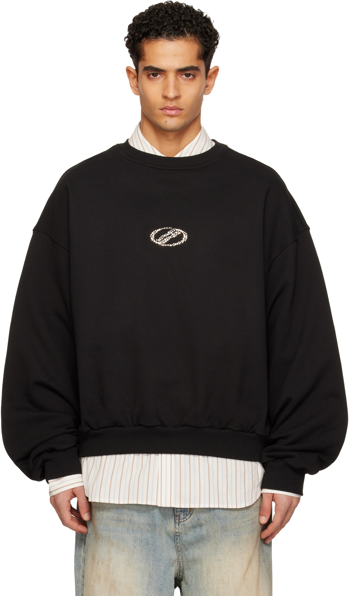 We11done Black Se11done Sweatshirt
