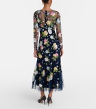 Carolina Herrera Embroidered cocktail dress
