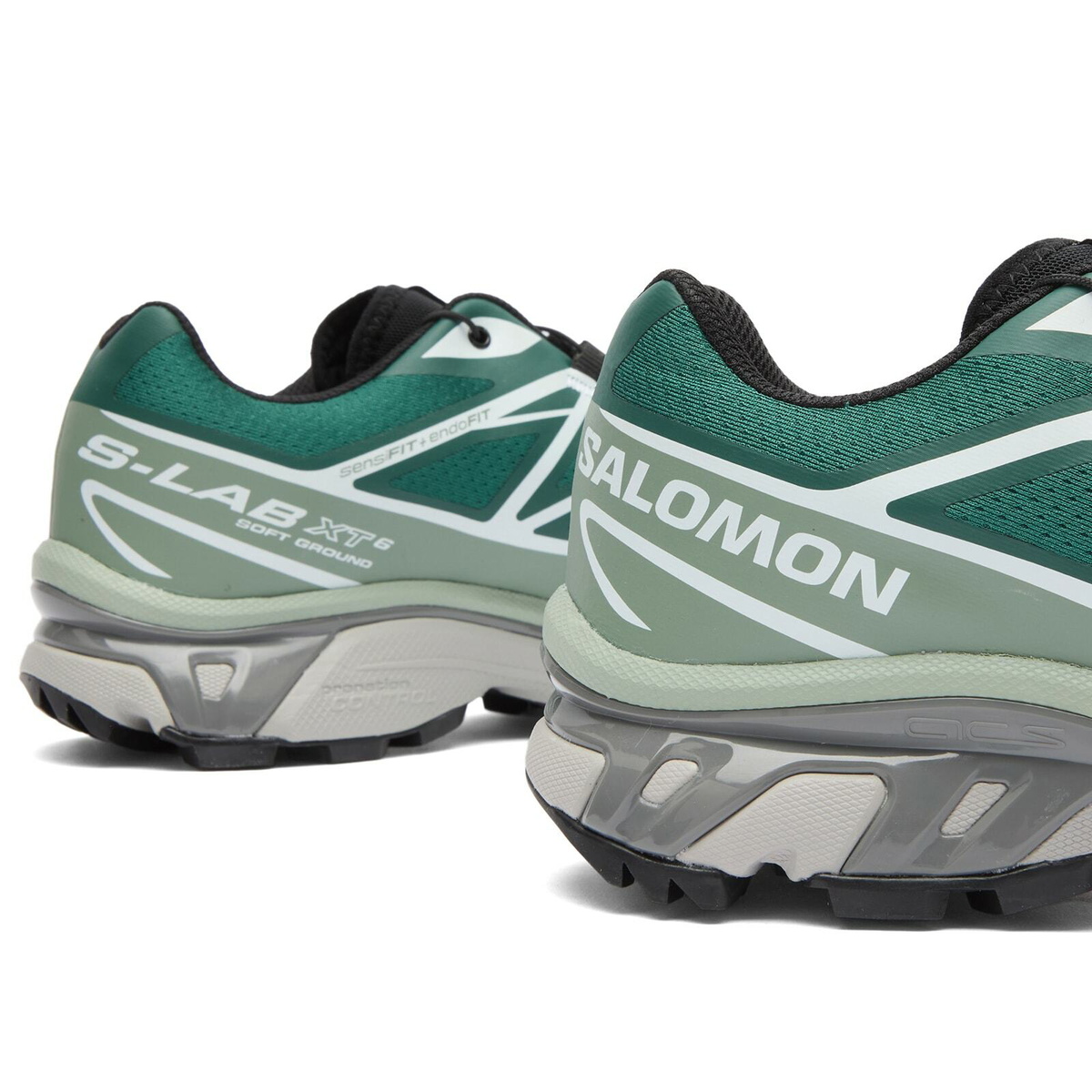 Salomon XT-6 Sneaker in Bistro Green/Green Milieu/Black