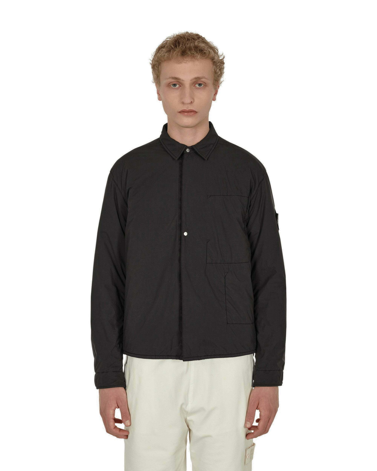 Cotton Tc Padded Overshirt Stone Island Shadow Project