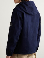 C.P. Company - Garment-Dyed Mais B Cotton Hooded Jacket - Blue