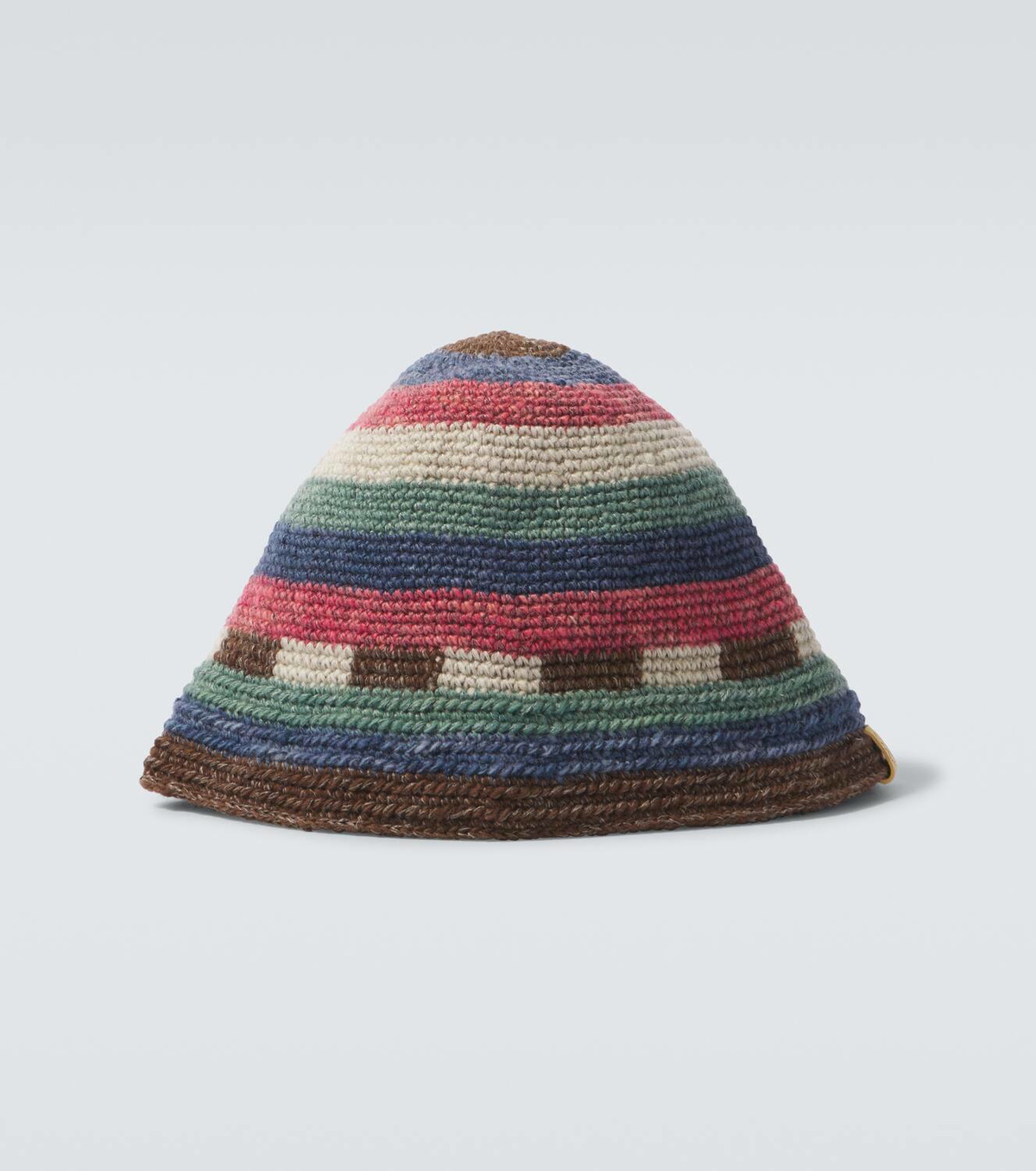 Visvim Meda wool and linen crochet bucket hat Visvim