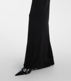 Coperni Logo Necklace embellished halterneck gown