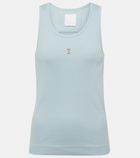 Givenchy 4G ribbed-knit cotton-blend tank top