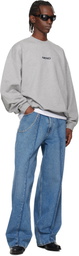 VETEMENTS Gray 'NERD' Sweatshirt