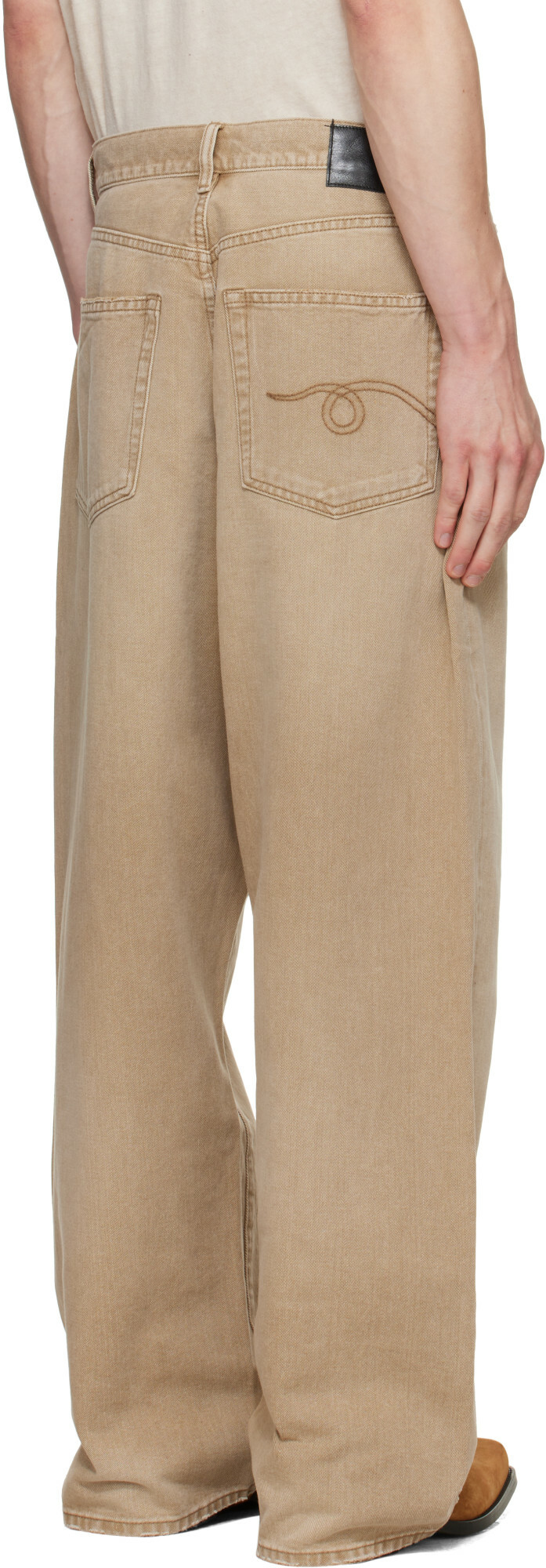 R13 Beige Venti Jeans