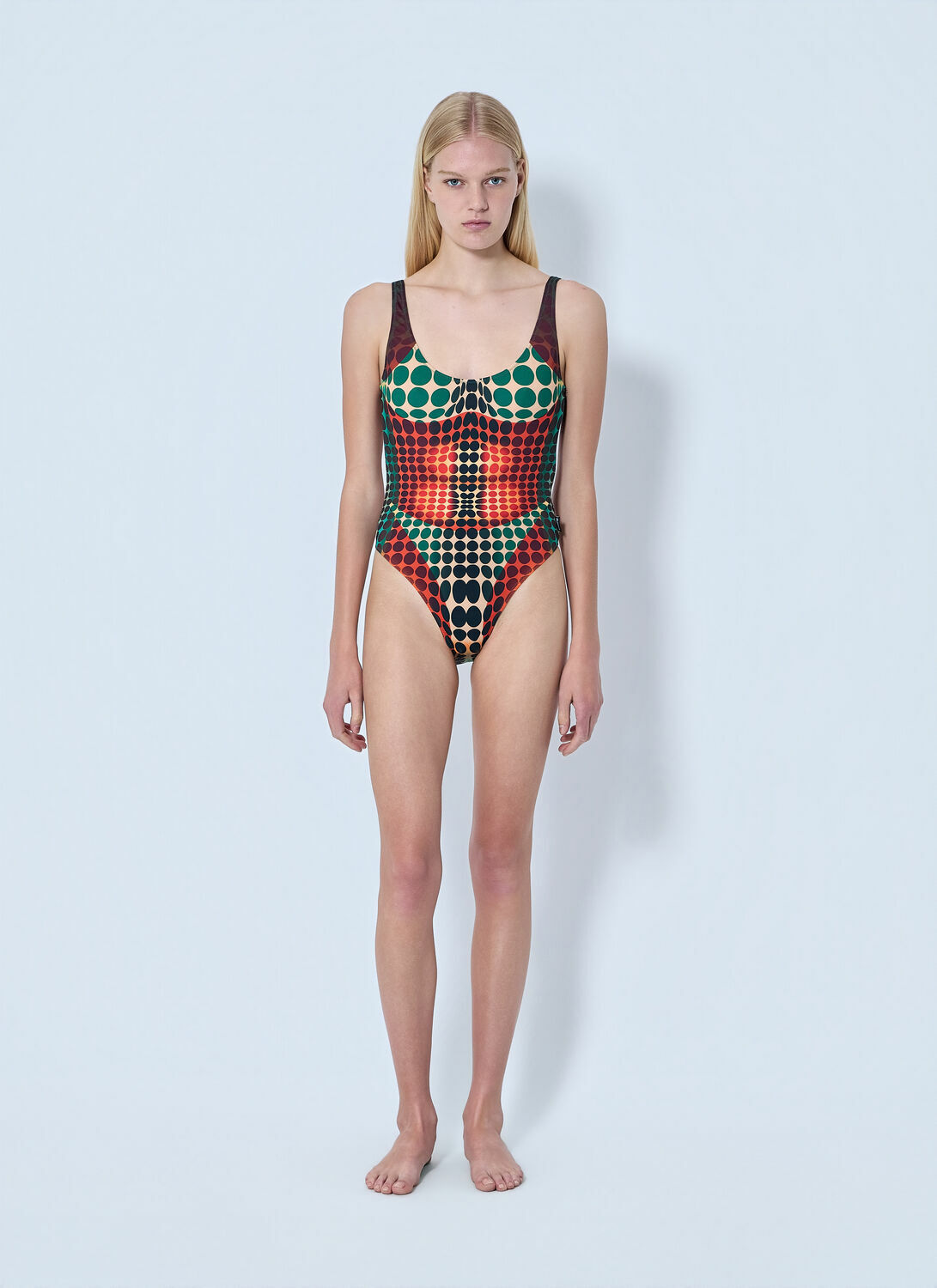 Jean Paul Gaultier Re-Edition The Brown Dots Swimsuit