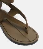 A.Emery Elmer suede thong sandals