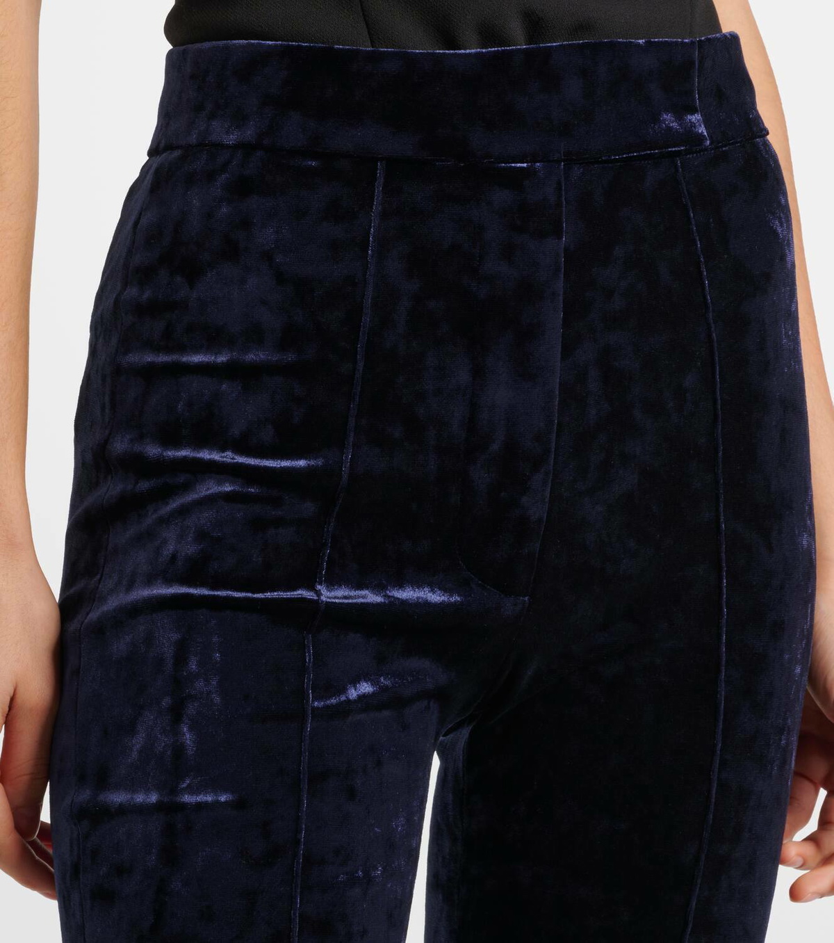 Alex Perry Velvet flared pants