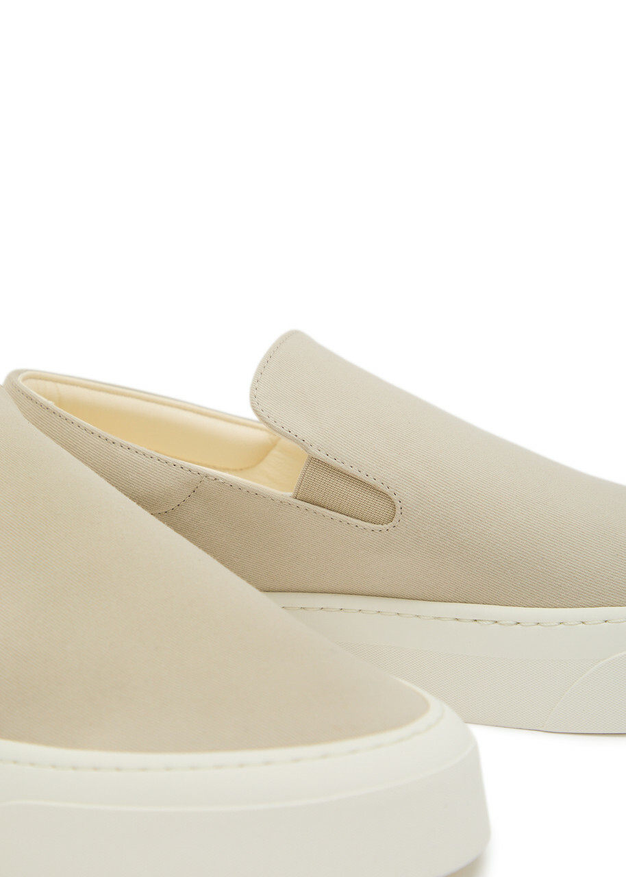 The Row MH Canvas Sneakers Cream