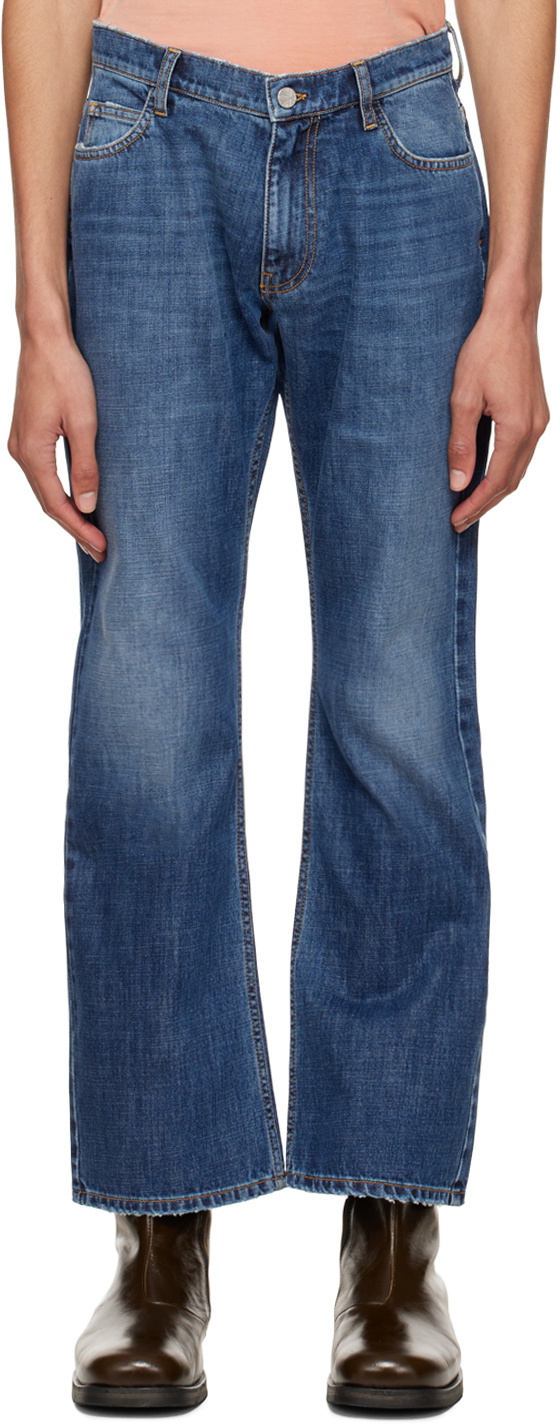 PALMER Blue Distressed Jeans