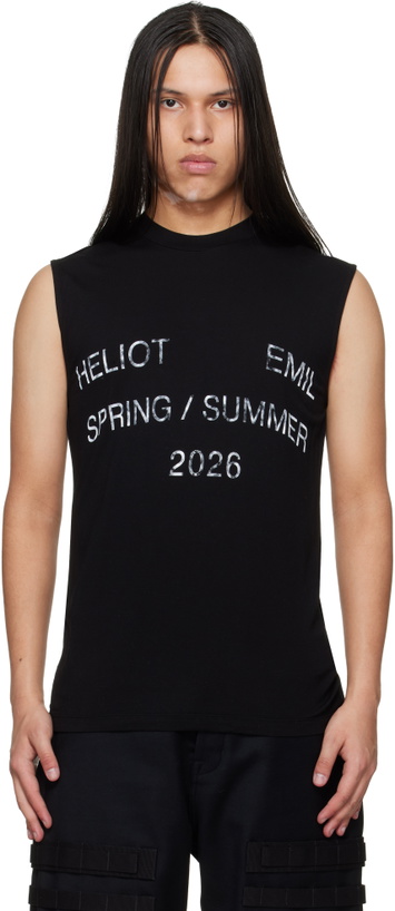 Photo: HELIOT EMIL Black Overo Tank Top