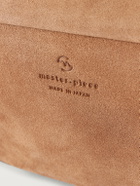 Master-Piece - Grave Suede and Shell Messenger-Bag