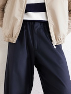 Lardini - Straight-Leg Woven Trousers - Blue