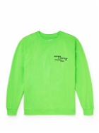 Pasadena Leisure Club - Logo-Print Cotton-Jersey Sweatshirt - Green