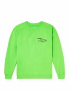 Pasadena Leisure Club - Logo-Print Cotton-Jersey Sweatshirt - Green