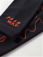 MAAP - P.A.M. Logo-Print Stretch Cycling Arm Warmers - Black