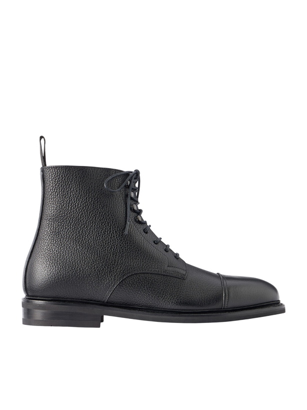 Photo: MORJAS - Jumper Leather Lace-Up Boots - Black