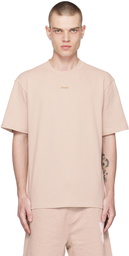 Hugo Beige Relaxed-Fit T-Shirt