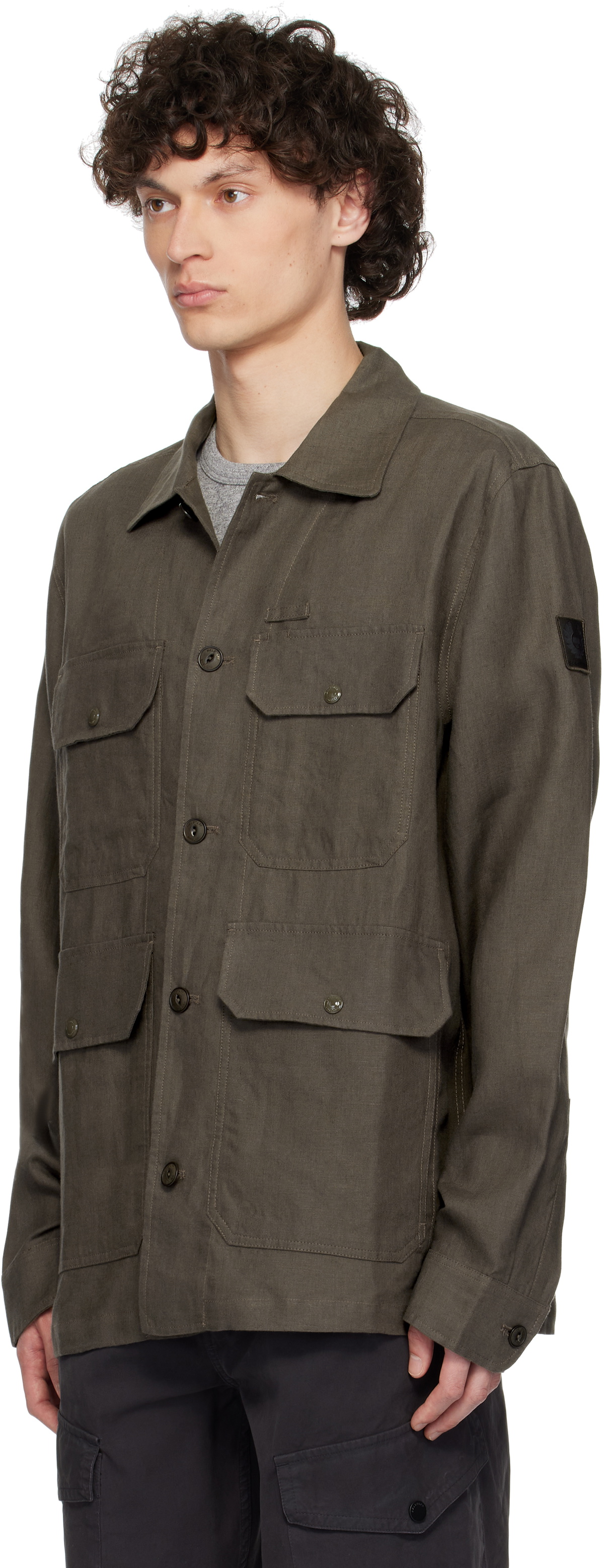 Belstaff Khaki Forge Overshirt