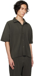 Homme Plissé Issey Miyake Khaki Monthly Color July Shirt