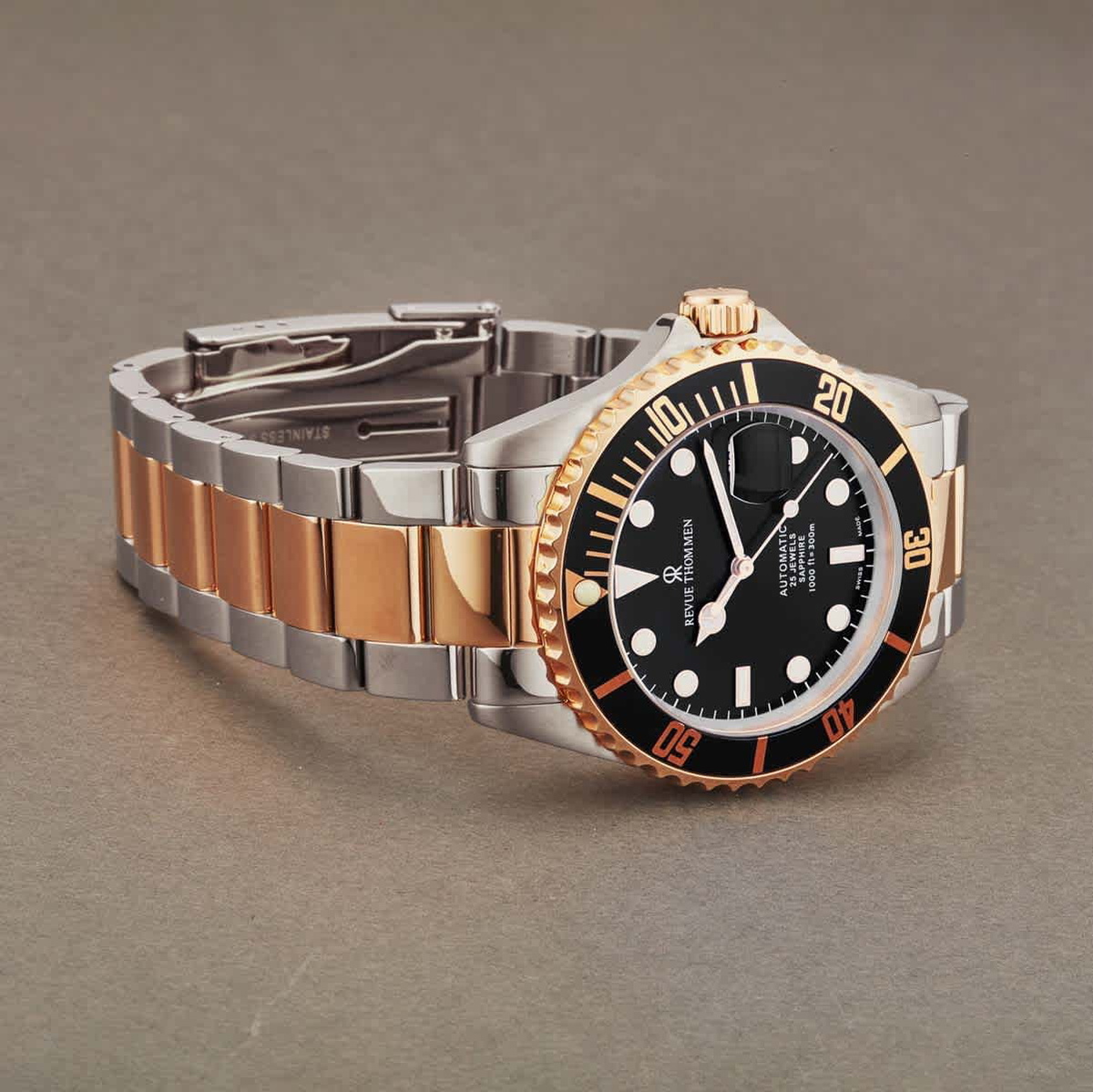Revue Thommen Diver XL Automatic Black Dial Mens Watch 17571.2157