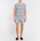 Vilebrequin - Moorea Mid-Length Printed Swim Shorts - Men - White