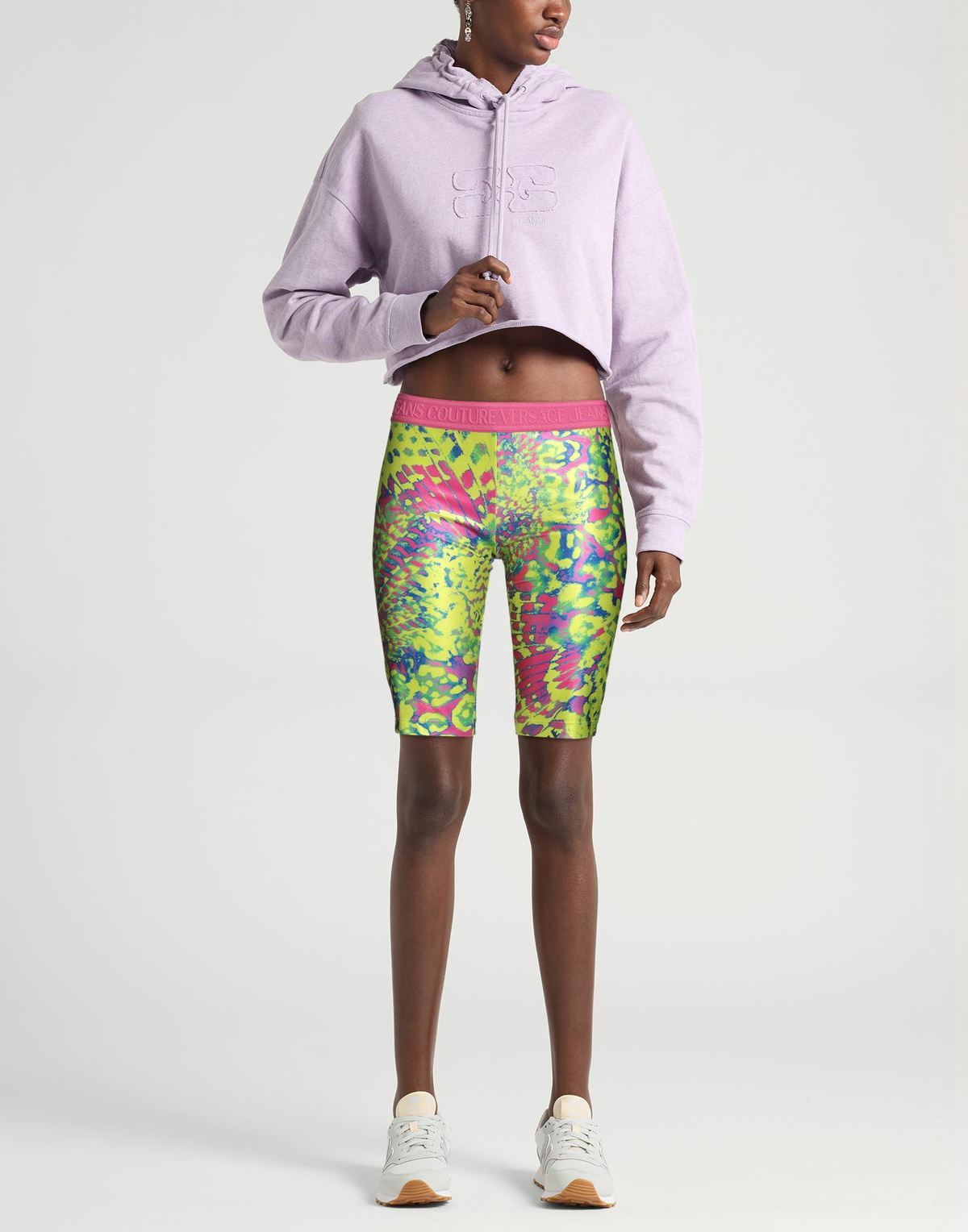 Versace Jeans Couture Womens Shorts & Bermuda Shorts Lime in Green