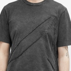 1017 ALYX 9SM Men's Intarsia Applique Logo T-Shirt in Washed Black