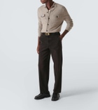 Allude Wool and cashmere overshirt