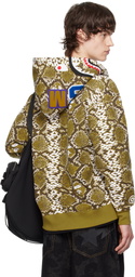 BAPE SSENSE Exclusive Khaki Shark Hoodie
