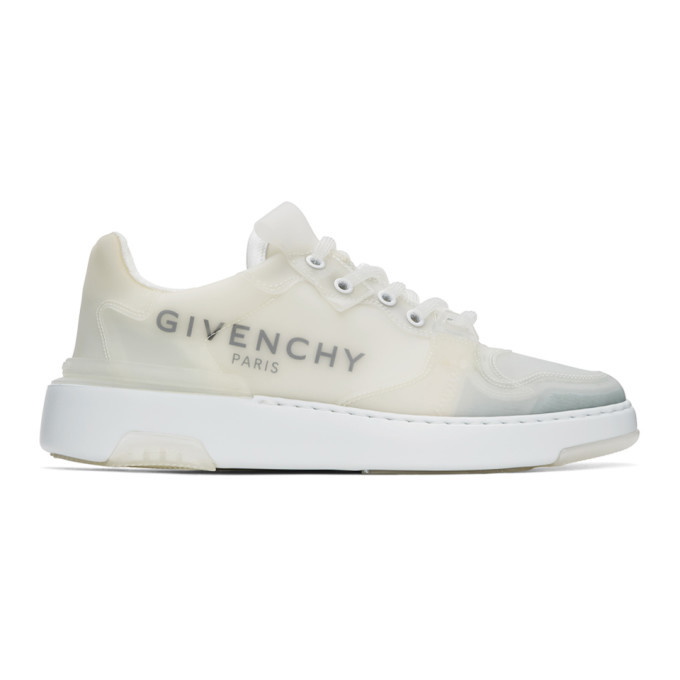 Photo: Givenchy White Baskets Wing Sneakers