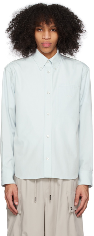 Photo: Wooyoungmi Blue Embroidered Shirt