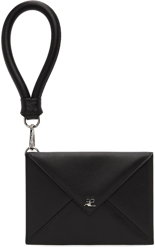Photo: Courrèges Black Large Envelope Pouch