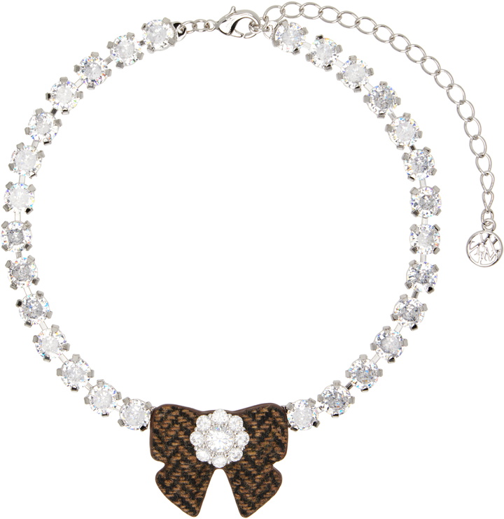 Photo: SHUSHU/TONG YVMIN Edition Fabric Bow Gemstone Necklace