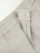 Sunspel - Slim-Fit Straight-Leg Linen Trousers - Neutrals