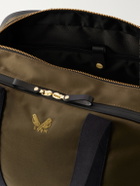 Bennett Winch - Sport Holdall Leather-Trimmed Cotton-Canvas Weekend Bag - Green