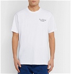 BILLY - Logo-Print Cotton-Jersey T-Shirt - Men - White
