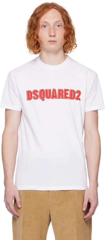 Photo: Dsquared2 White Cool T-Shirt