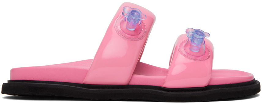 Moschino Pink Inflatable Slides Moschino