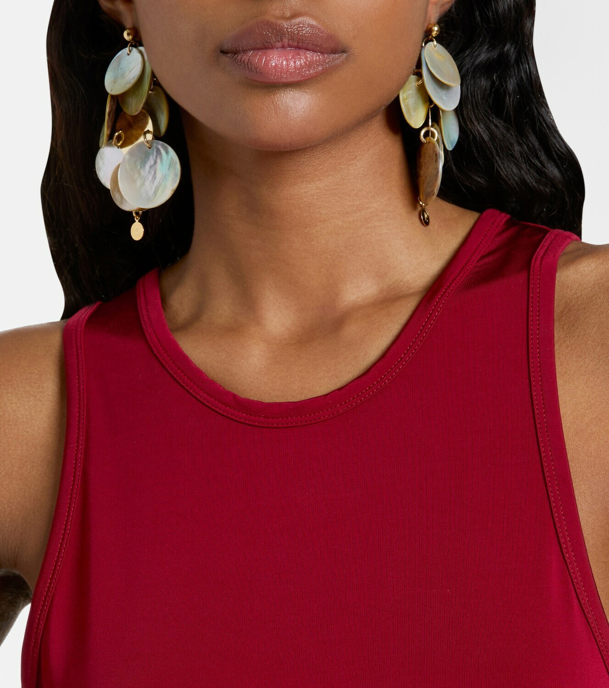 Rabanne Mother-of-pearl earrings