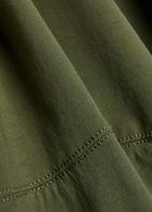 Veronica Beard Ilona Faille Dress Dark Green