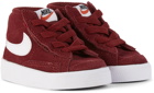 Nike Baby Burgundy Suede Blazer Mid '77 Sneakers