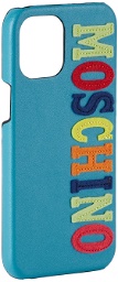 Moschino Blue Logo iPhone 12 Pro Max Case
