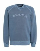 Woolrich Varsity Crewneck Mens Sweatshirt Slate in Blue