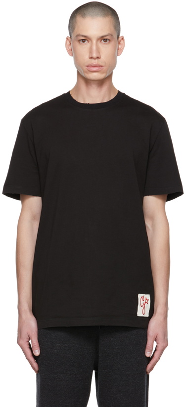 Photo: Golden Goose Black Embroidered Patch T-Shirt